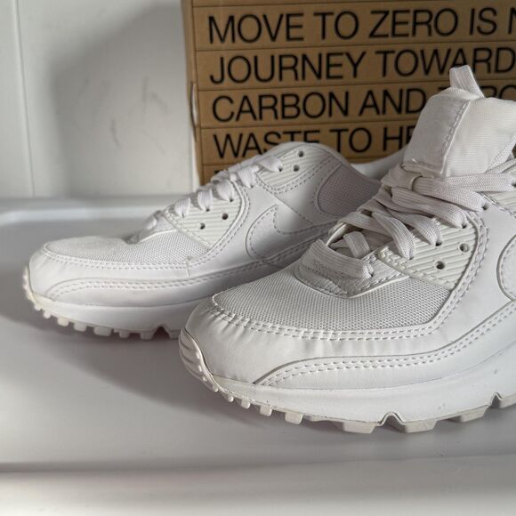 Nike Shoes Womens Size 7.5 White Air Max 90 Running Sneakers DH8010-100 - Picture 4 of 11